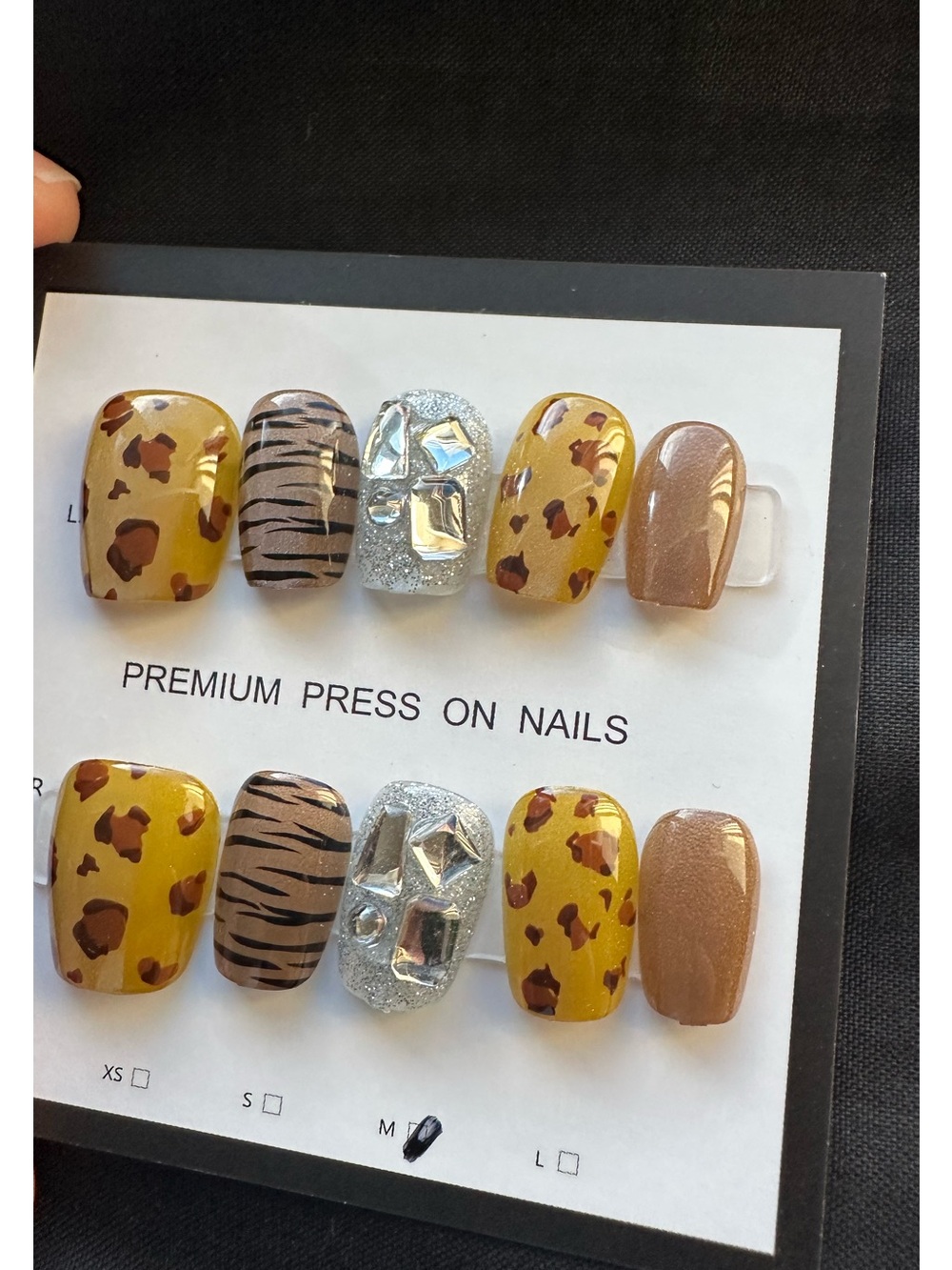 Animal Print Press On Nails